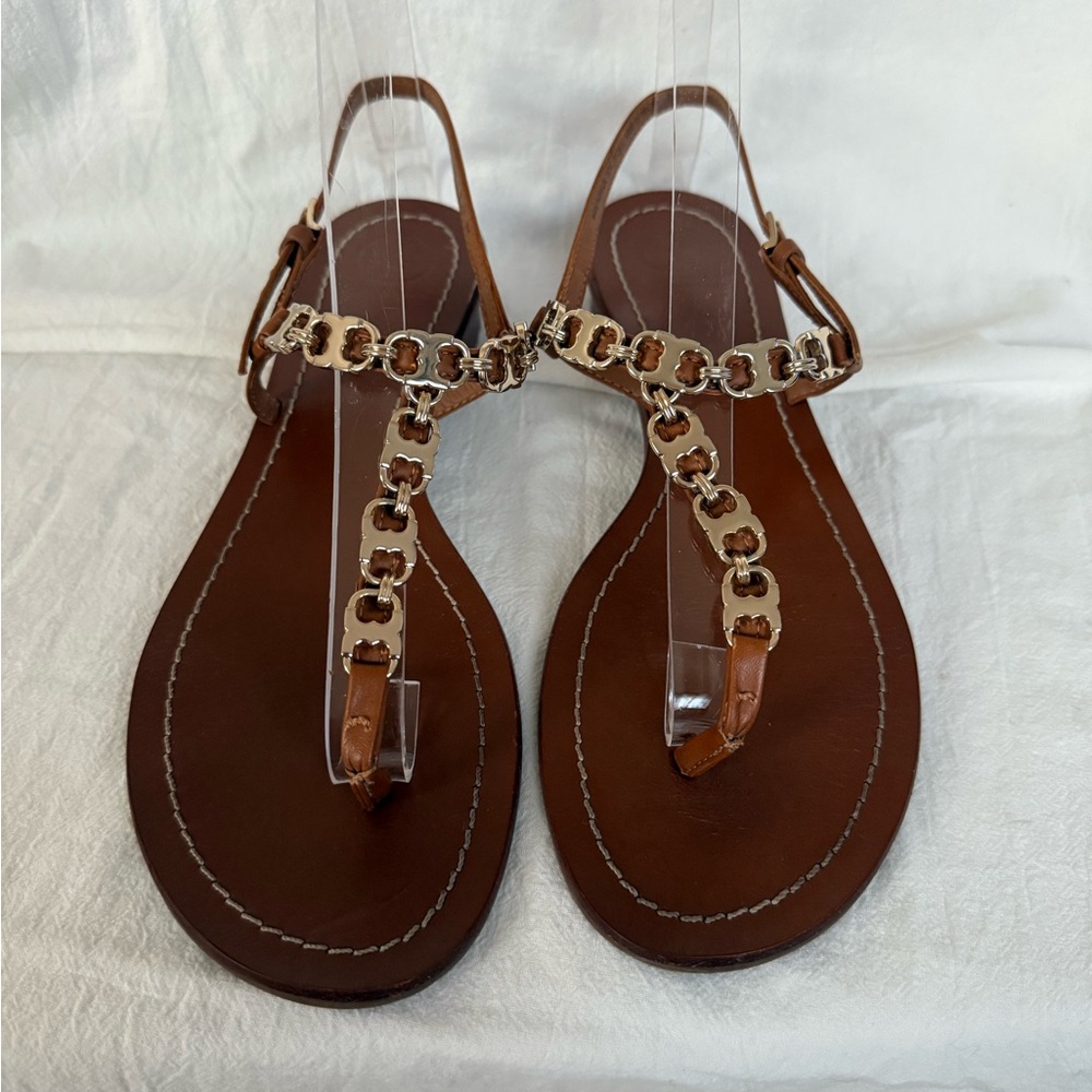 Tory Burch Gold Gemini Sandals